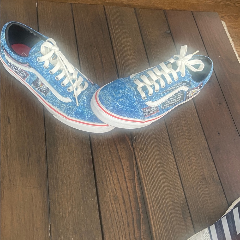 VANS x Cobra Kai Eagle Fang Karate Denim Old Skool Shoes, Men’s Sz 8.5Women's 10